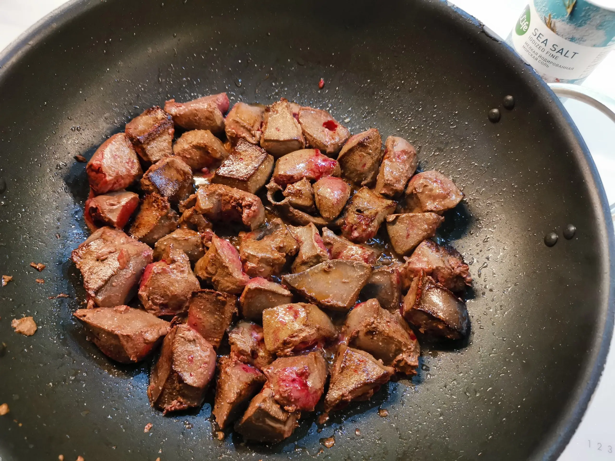 Шаг 6: Говяжья печень с луком