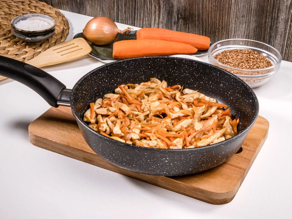 Шаг 6: Гречка по-купечески с куриным филе