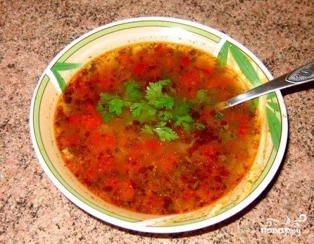 Шаг 6: Харчо из баранины