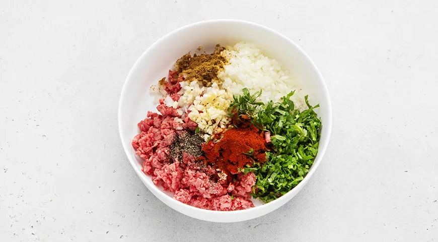 Хинкали с говядиной: шаг 6