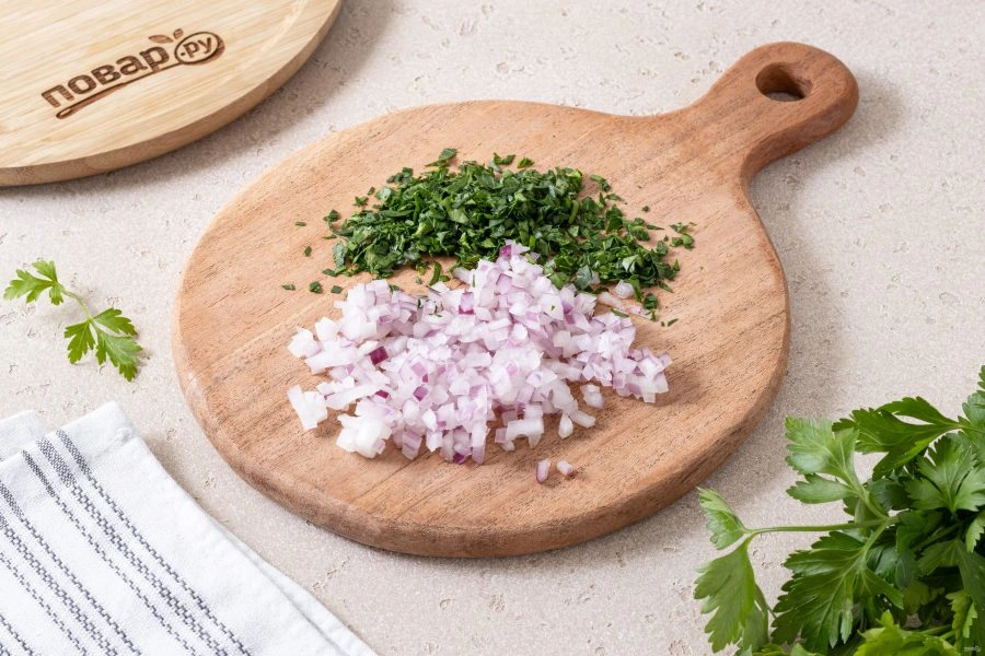 Шаг 6: Картофель ный салат на гарнир