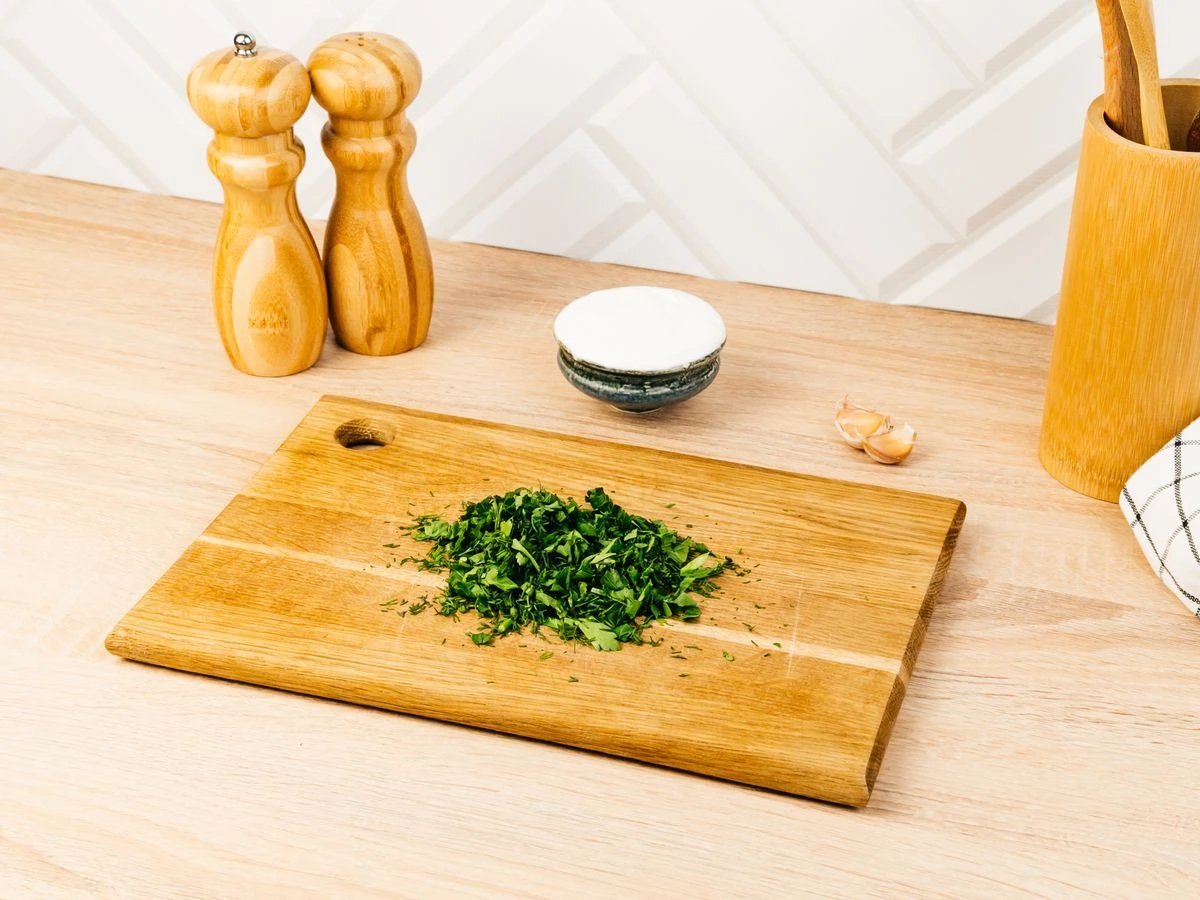 Шаг 6: Картофель в кляре со сметанным соусом