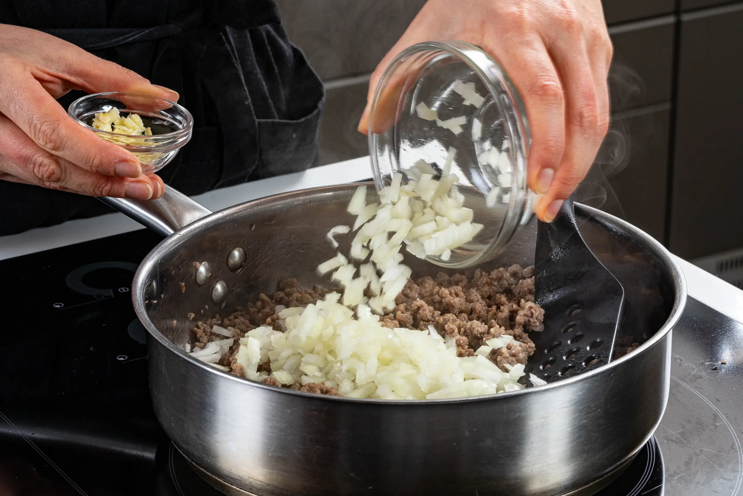 Шаг 6: Картошка с фаршем и сыром в духовке