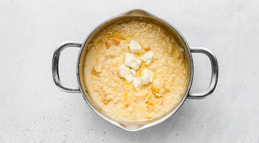 Каша Дружба с тыквой: шаг 6