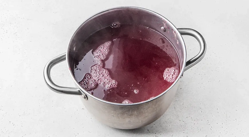 Кисель из варенья черной смородины: шаг 6