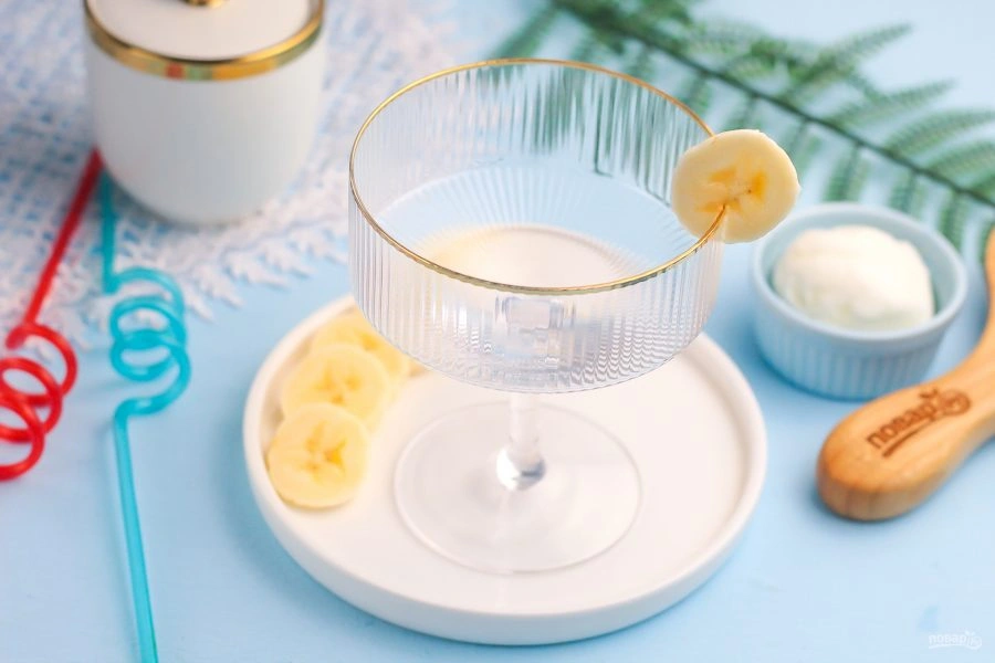Шаг 6: Коктейль банан а мама