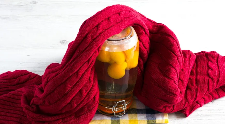 Компот из абрикосов на зиму: шаг 6