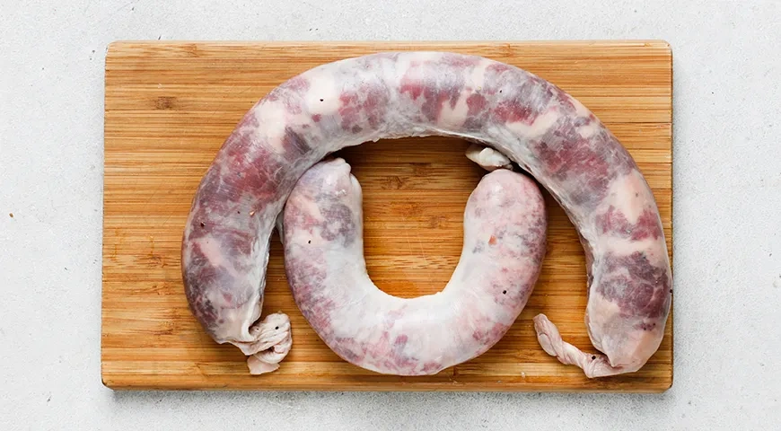 Конская колбаса казы: шаг 6