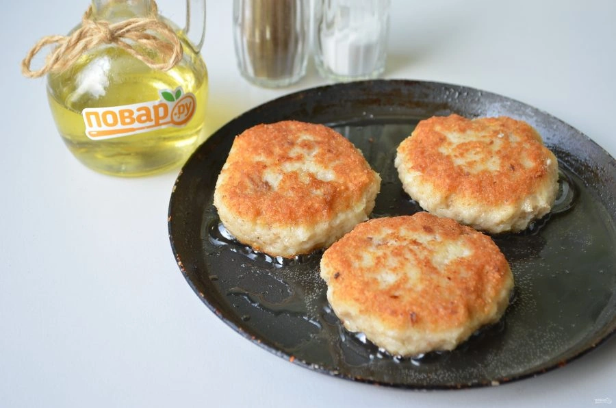 Шаг 6: Котлеты из филе минтая не жен к и