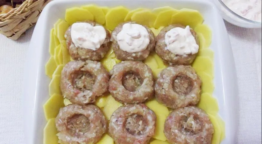 Котлеты с картошкой в духовке: шаг 6