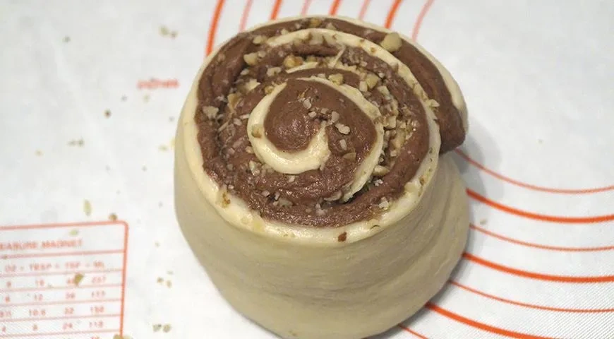 Краффин со вкусом шоколада и орехов: шаг 6