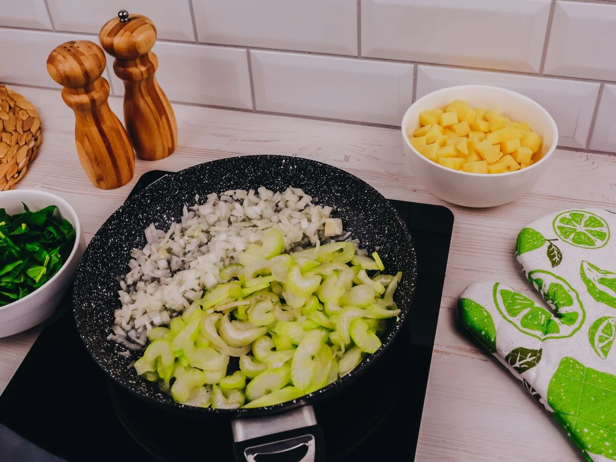 Шаг 6: Крем-суп с брокколи и шпинатом