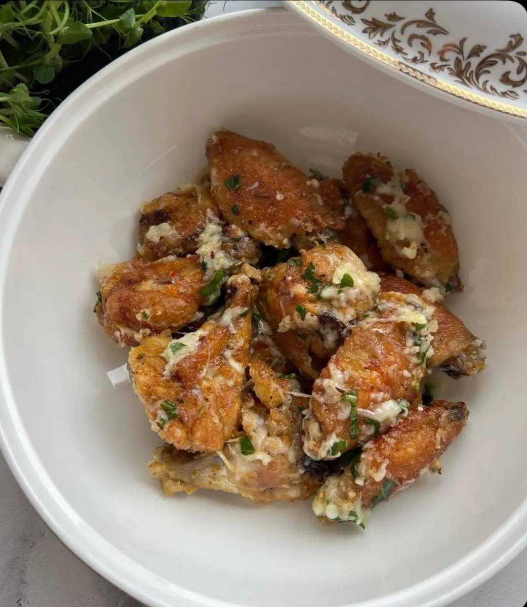 Крылышки в сырно-чесночном соусе: шаг 6