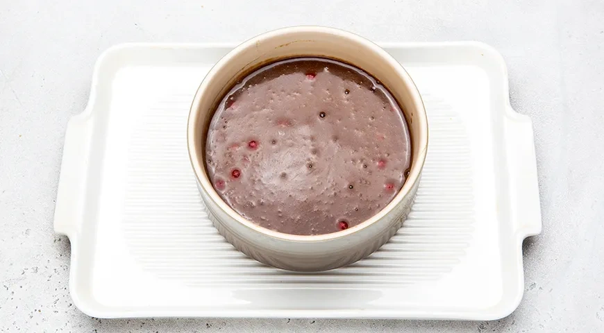 Кулага - старинный русский десерт из ягод и ржаной муки: шаг 6