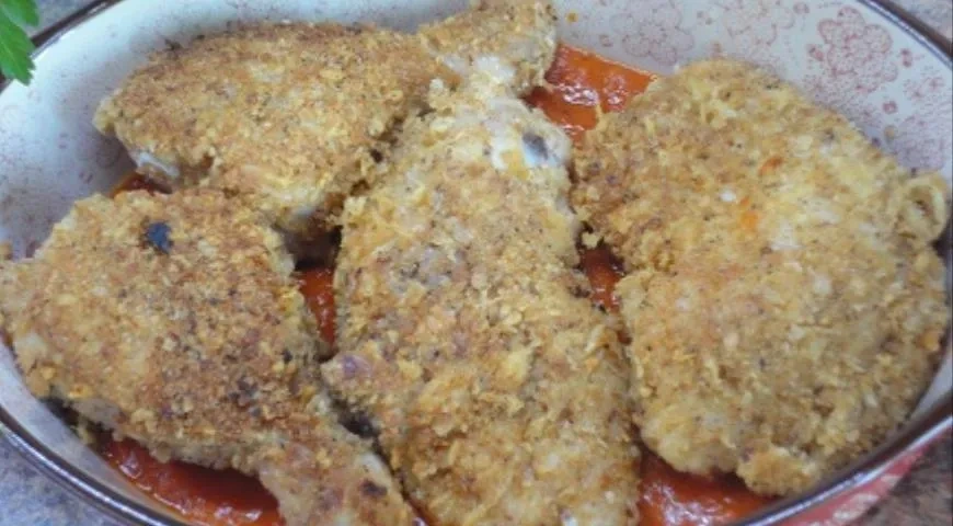 Курица Пармиджана: шаг 6