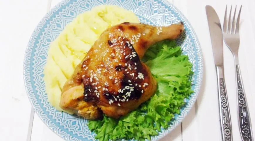 Курица в облепиховом маринаде: шаг 6