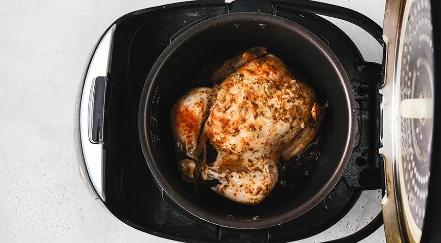 Курица, запеченная целиком в мультиварке: шаг 6