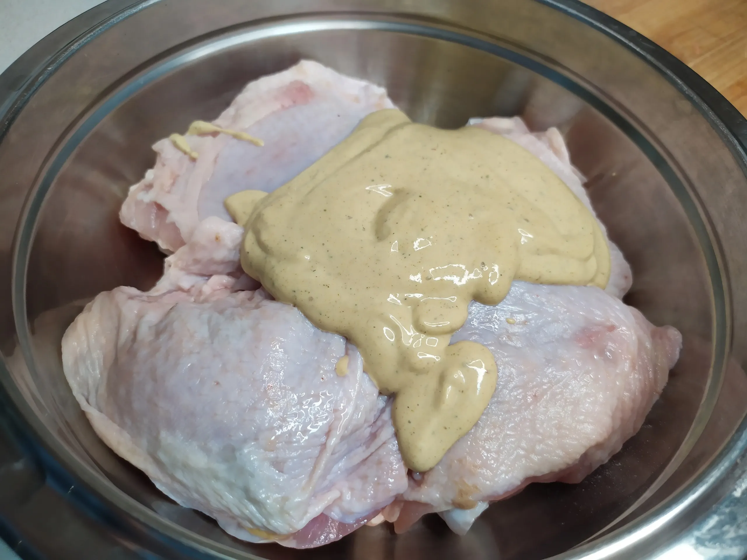 Шаг 6: Куриные бедра с горчицей