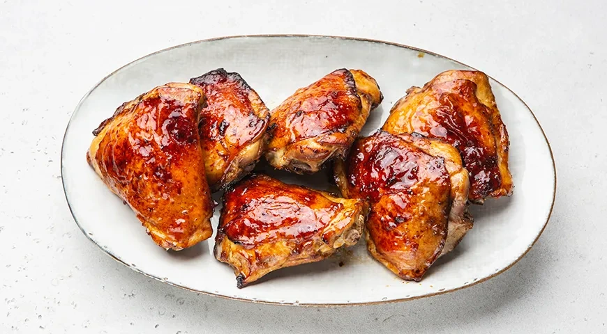 Куриные бедрышки в соевом соусе в духовке: шаг 6