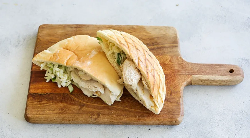 Куриные грудки на гриле в пите: шаг 6