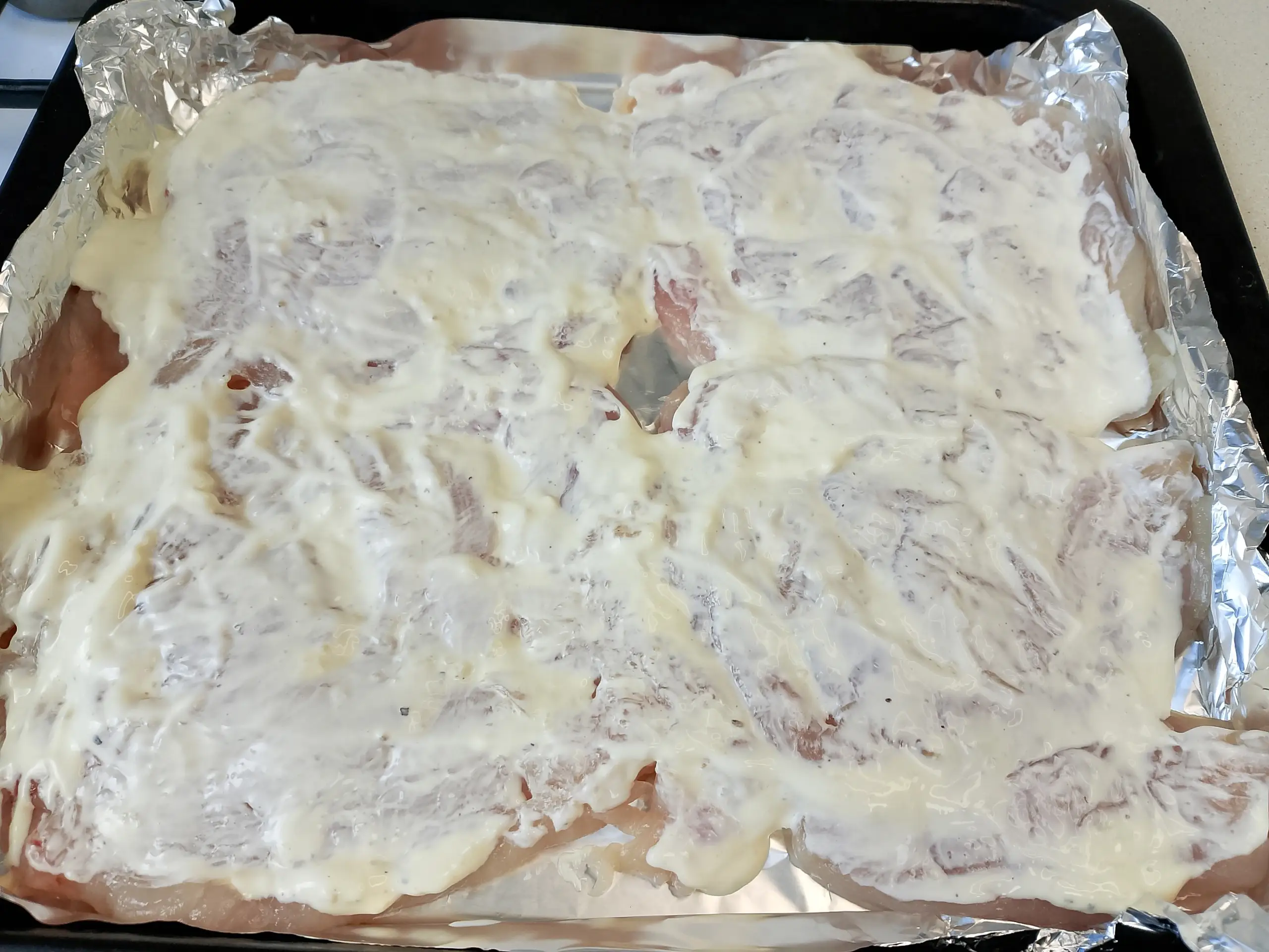 Шаг 6: Курица с ананасами в духовке