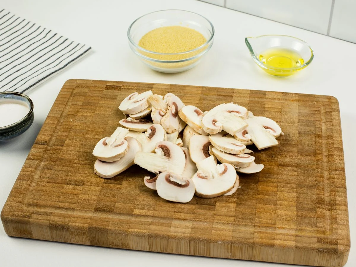 Шаг 6: Кускус с овощами