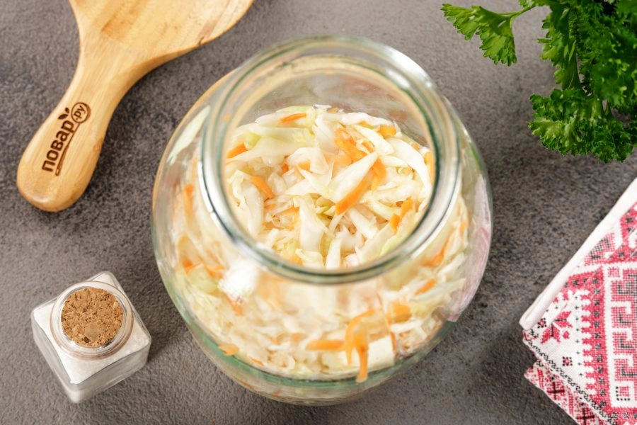 Шаг 6: Квашеная капуста