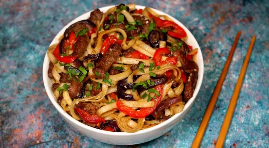 Лапша по-японски: шаг 6