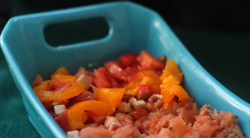 Лазанья рыбная: шаг 6