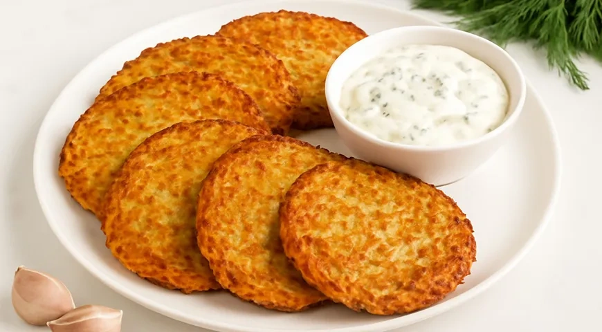 Лепешки из кабачков с сыром: шаг 6