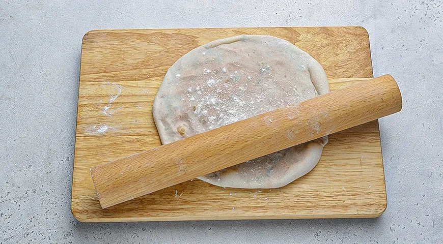 Лепешки роти с картофелем: шаг 6