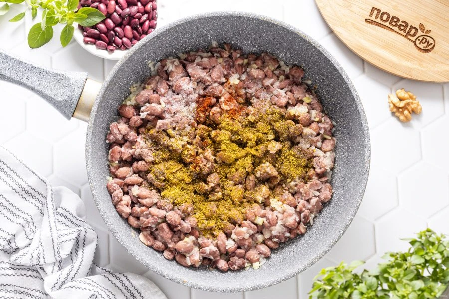 Шаг 6: Лобио из красной фасоли классический рецепт