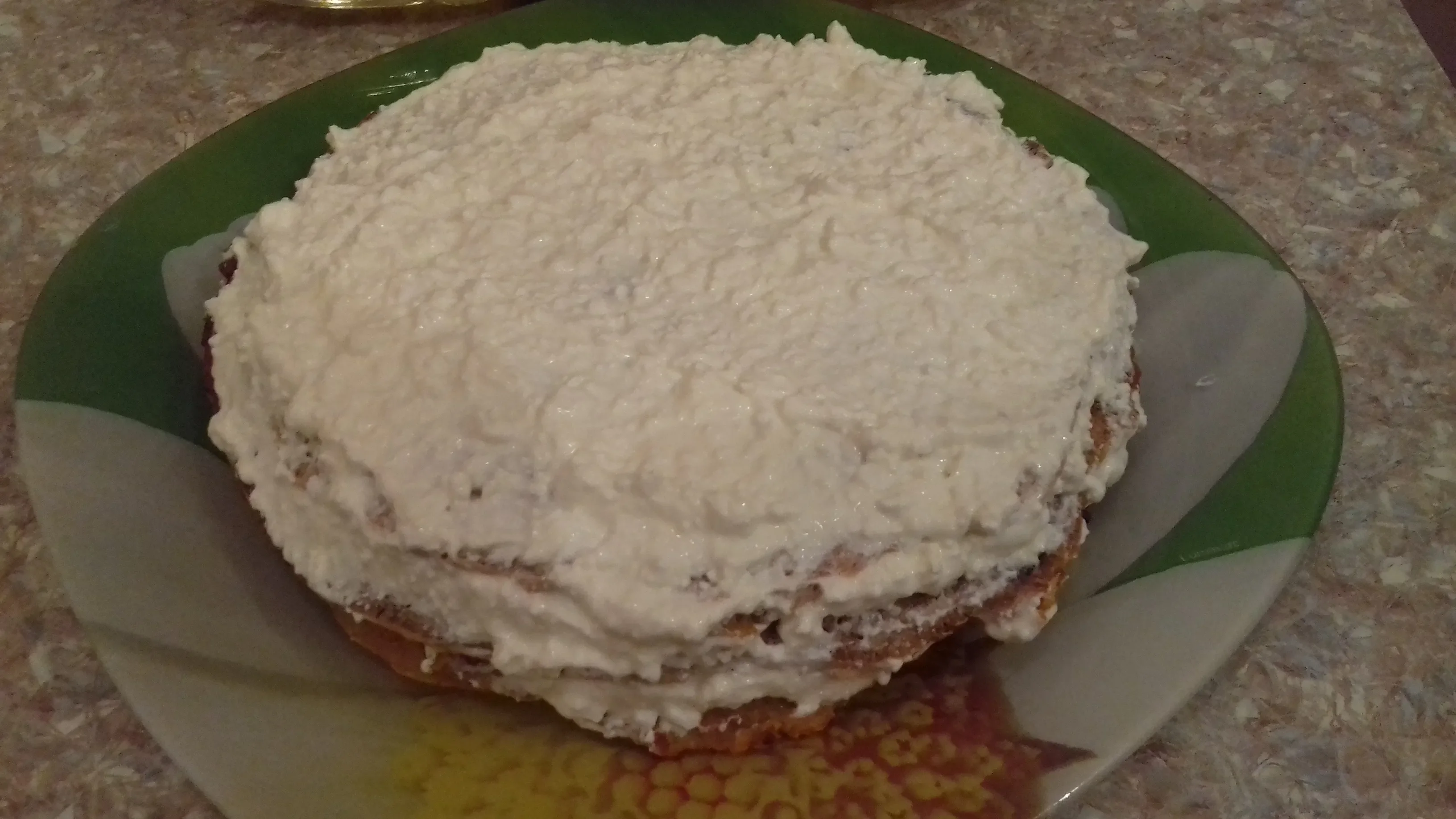 Морковный торт с творожным кремом: шаг 6