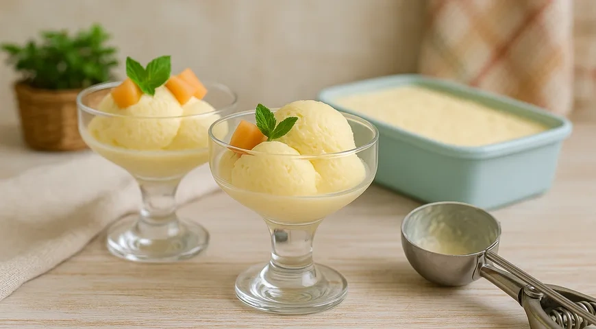 Мороженое из дыни: шаг 6