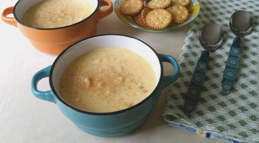 Нежная молочная рисовая каша с тыквой: шаг 6