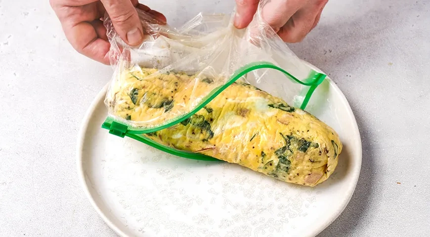 Омлет в пакете: шаг 6