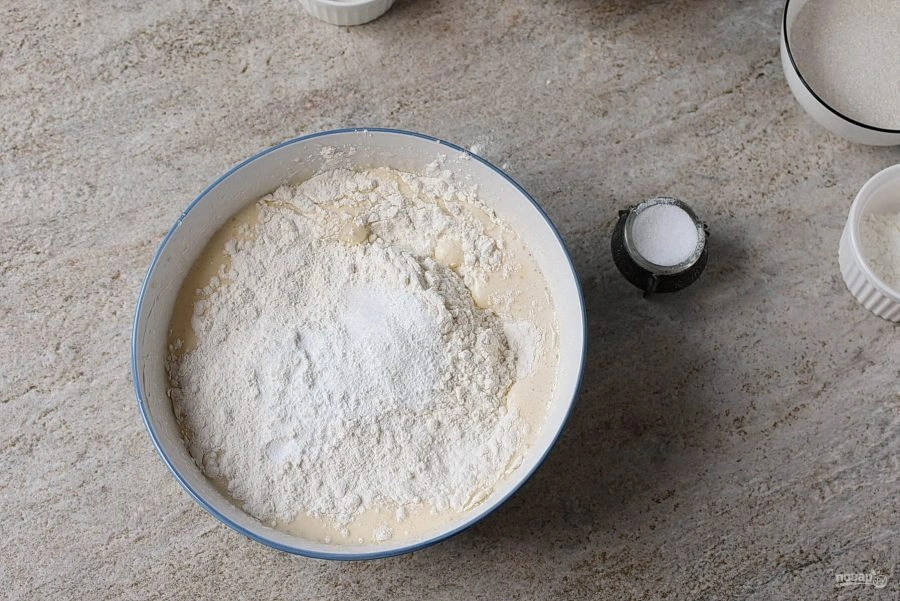 Шаг 6: Открытый пирог с брусникой