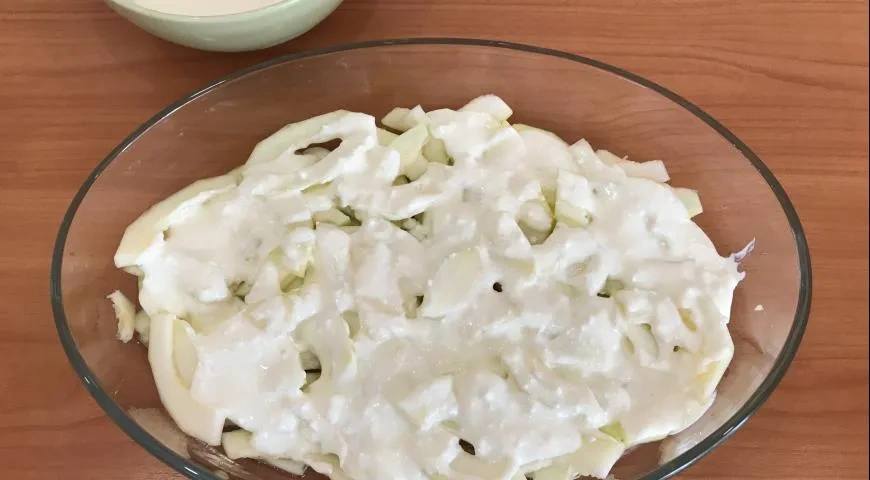 Овощная запеканка с творогом: шаг 6