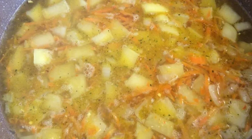 Овощное рагу с картошкой и кабачками: шаг 6