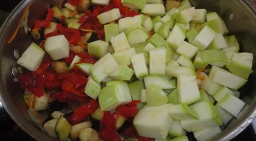 Овощное рагу с орехами: шаг 6