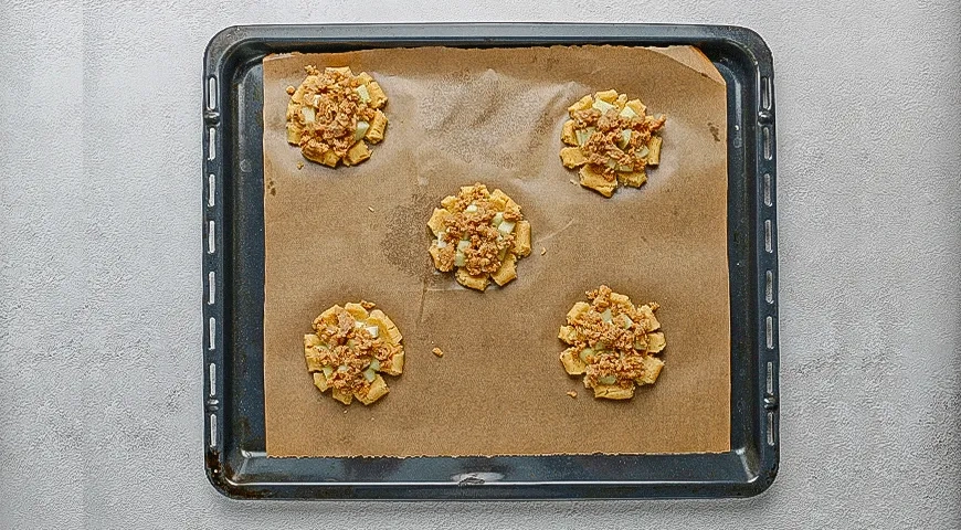 Печенье крамбл-куки с яблоками: шаг 6