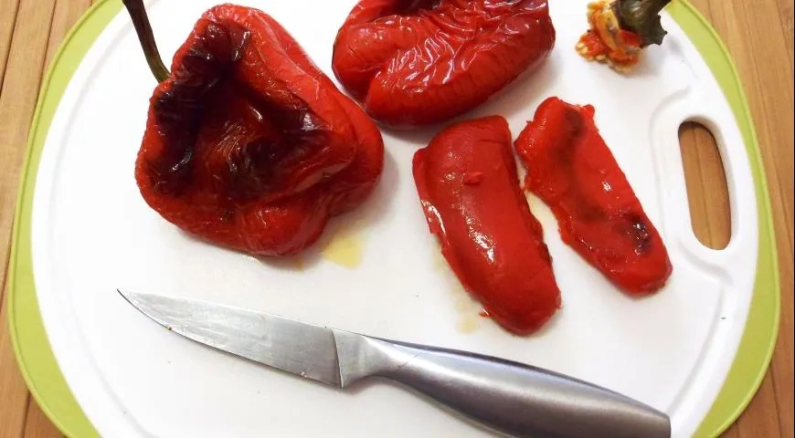 Печеный болгарский перец в ароматной заливке: шаг 6