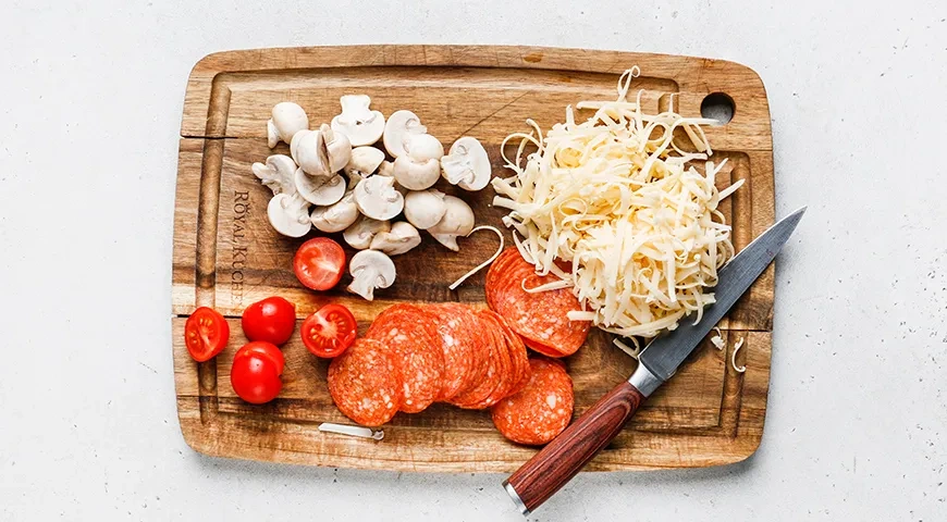 Пицца в аэрогриле: шаг 6