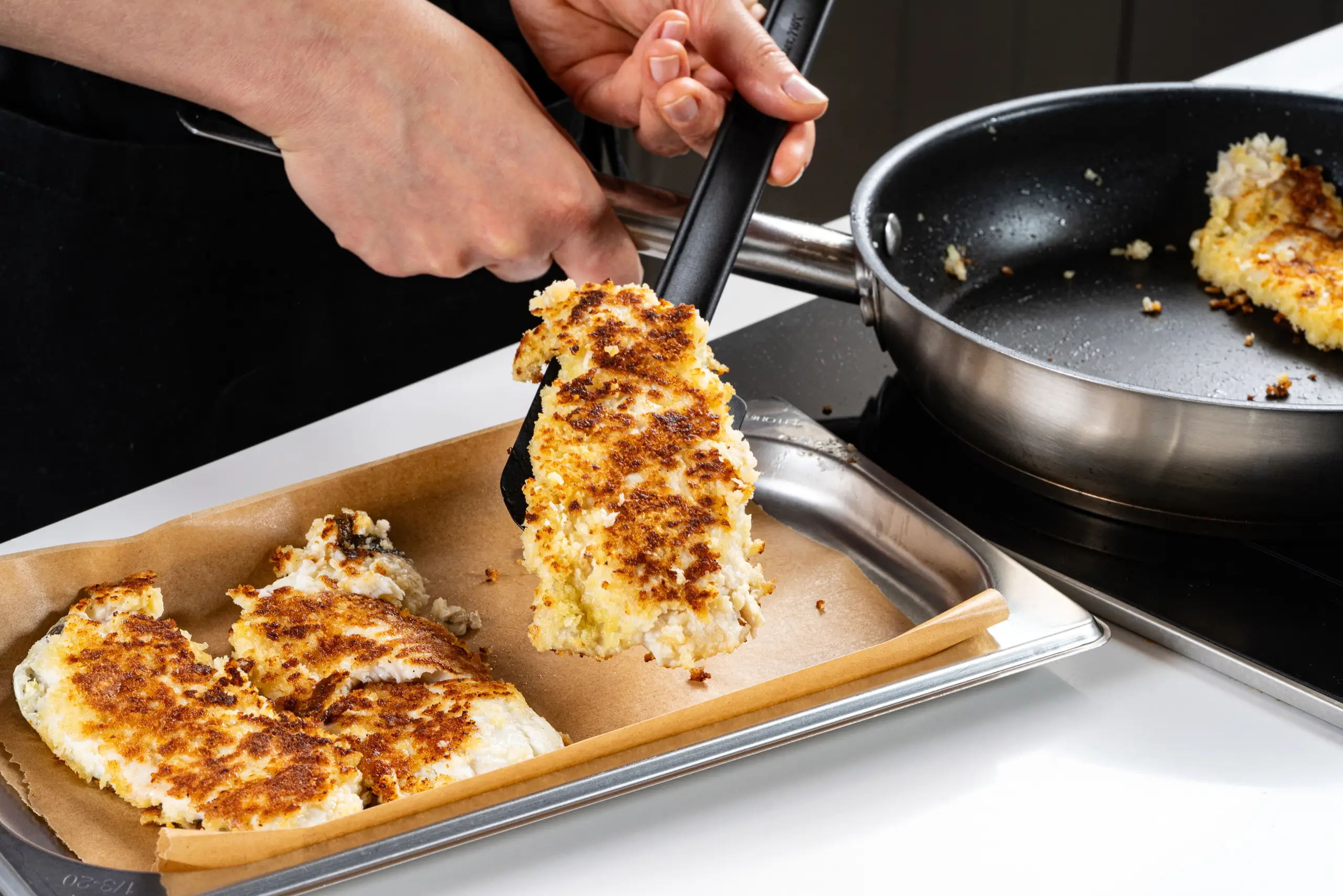 Шаг 6: Пикатта из камбалы