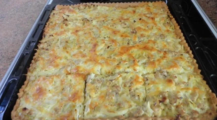 Пирог из белокочанной капусты: шаг 6