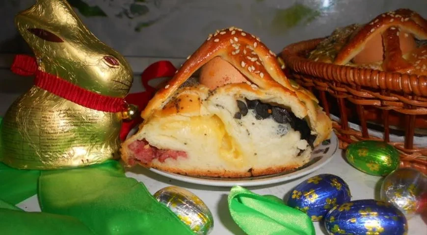 Пирог на молочной сыворотке к Пасхе: шаг 6