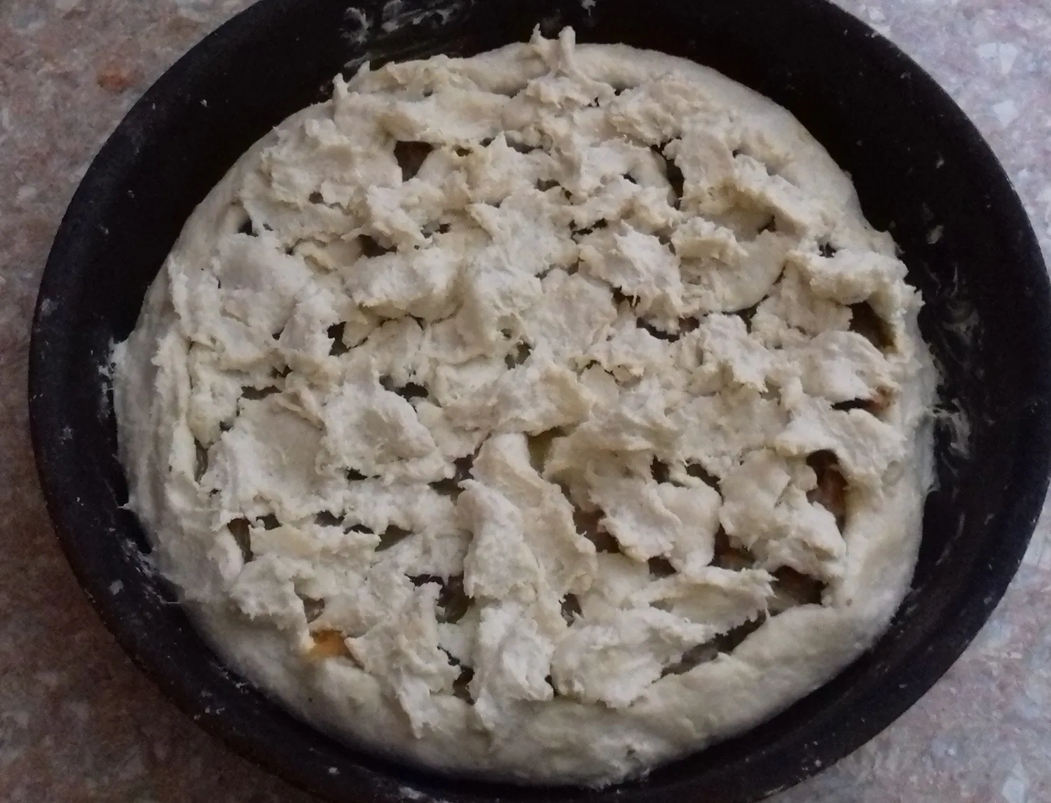 Пирог с фасолью и грибами: шаг 6