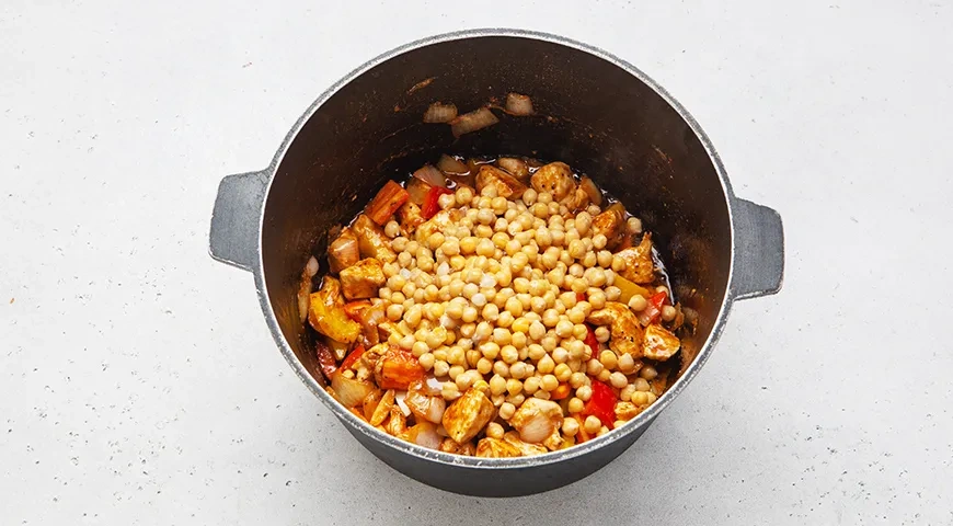 Плов из булгура с курицей: шаг 6