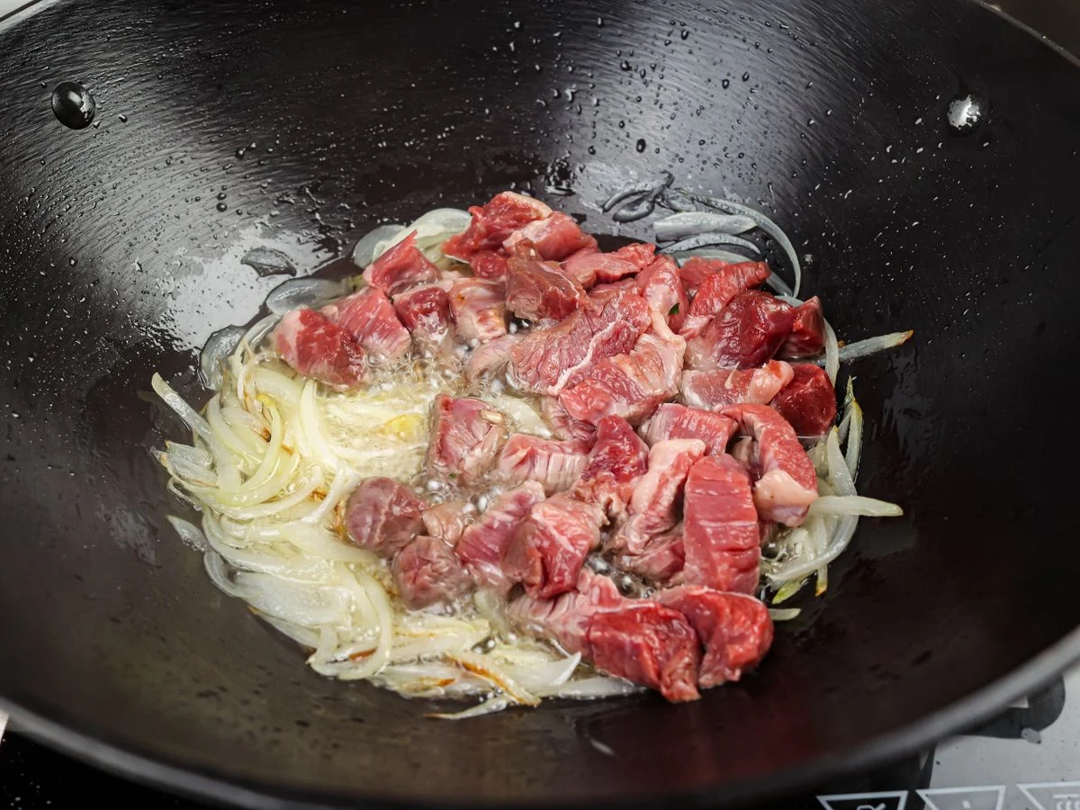 Шаг 6: Плов с говядиной