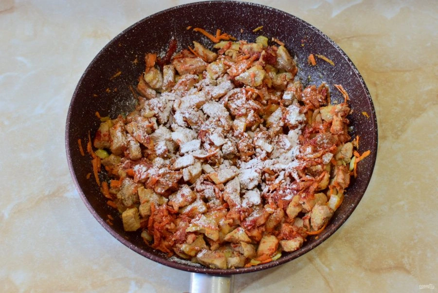 Шаг 6: Подлив из свинины